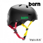 번 마콘 스노우보드,웨이크보드,인라인 헬멧 ( BERN MACON HELMET RASTA )