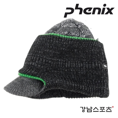 PHENIX 1819 TRICK 2 WAY BOY BEANIE BLACK (피닉스 스키비니 )