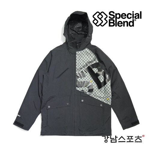 이월 SPECIAL BLEND M BEACON JACKET BLACK (스패셜블랜드 남성용 스노우보드복 쟈켓)