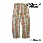 이월 SPECIAL BLEND MENS ANNEX PANTS BROWN PLAID ( 스패셜블랜드 남성용 스노우보드복 바지)