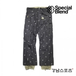 이월 SPECIAL BLEND MENS C3 PANTS BLACK ( 스패셜블랜드 남성용 스노우보드복 바지)