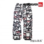 이월 QUIKSILVER CODE RED SNOWBOARD PANTS WHITE ( 퀵실버 남성용 스노우보드복 바지)