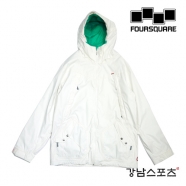 이월 FOURSQUARE SNOWBOARD JACKET WHITE (포스퀘어 남성 스노우보드 쟈켓)