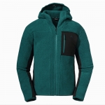 2021 SCHOFFEL FLEECE HOODY TRIFIDE M SEA MOSS