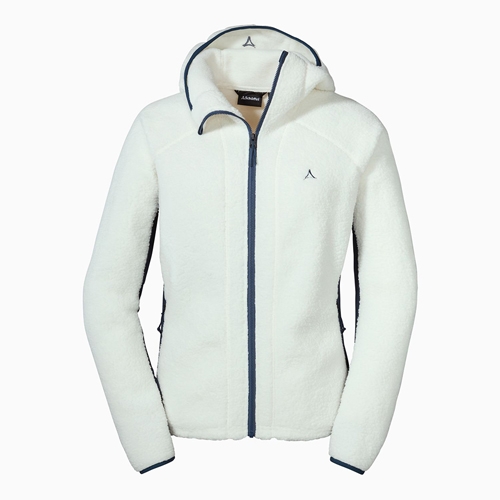 2021 SCHOFFEL FLEECE HOODY TRIFIDE L WHITE