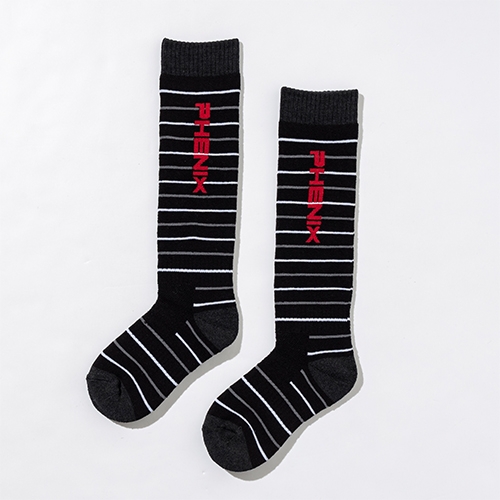 피닉스 아동용 스키 양말(2223 PHENIX BORDER JR SOCKS BK)