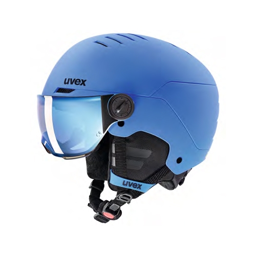 우벡스 주니어 바이저 헬멧 (2324 UVEX ROCKET VISOR BLU HELMET)