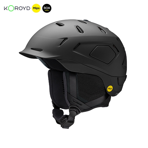 스미스 헬멧 넥서스 밉스 (2324 SMITH NEXUS MIPS BLACK HELMET)