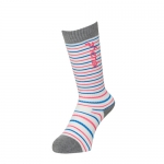 2324 PHENIX MULTI BORDER JR SOCKS WT