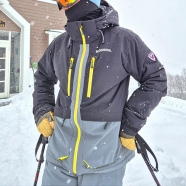 로시놀 스키복 세트 (2526 ROSSIGNOL SUIT BLACK GRAY)