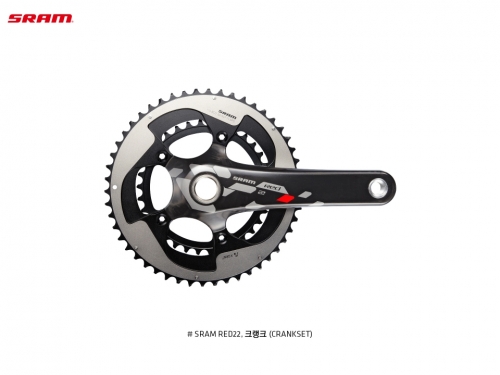 [RED 22] SRAM RED 22 크랭크 세트, 콤팩트(50-34T), BB30방식 (BB미포함)