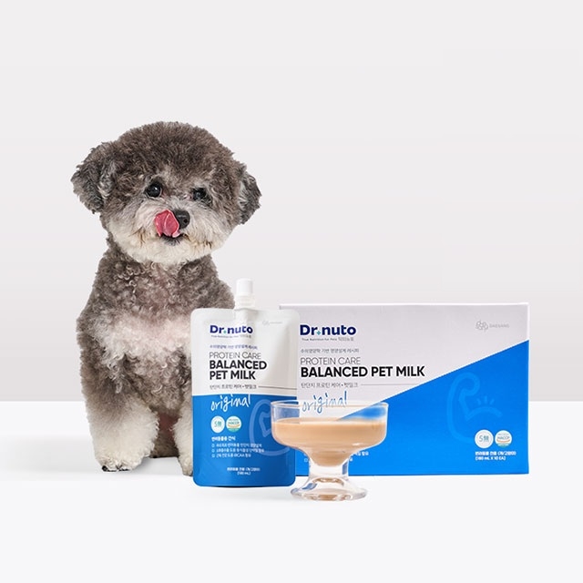 유명훈련사 PICK! 닥터뉴토 탄단지 프로틴 케어 펫밀크 오리지널 180ml (강아지/고양이 겸용)