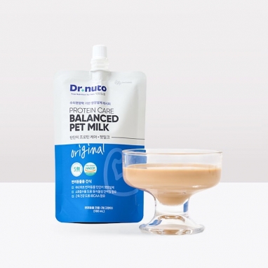 유명훈련사 PICK! 닥터뉴토 탄단지 프로틴 케어 펫밀크 오리지널 180ml (강아지/고양이 겸용)