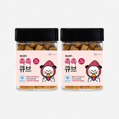 뽀시래기 촉촉큐브 고구마 180g 2개세트