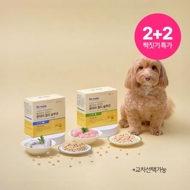 (2+2) 닥터뉴토 올라이즈 강아지 원데이 멀티 솔루션 트릿 골라담기