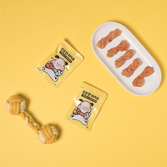 뽀시래기 든든한 터키츄 칠면조&소고기 힘줄 링/본타입 택 1