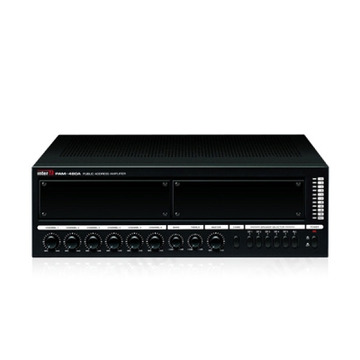 인터엠 PAM-480A PA 앰프/정격출력 480W/마이크6채널/라인1채널입력/5 Zone 스피커셀럭터/자동화재경보방송