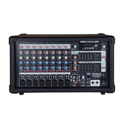 엔터그레인 카날스 EMP-600 파워드믹서앰프, 300W + 300W USB, 팬텀, 이펙트, EQ, 리버브