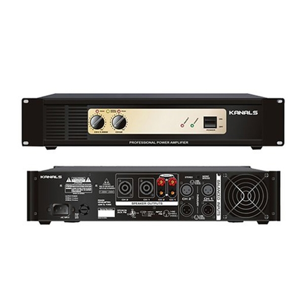 엔터그레인 카날스 BKP-1000 파워앰프, 2채널, 8옴 350W + 350W, 4옴 500W + 500W