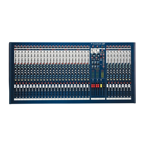 사운드크래프트 LX7ii 32CH 콘솔형 아날로그 믹서, 32 MIC/입력