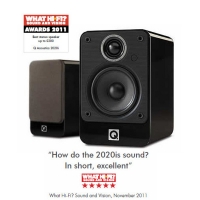 Qacoustics(큐어쿠스틱) 2020i 피아노블랙 북셀프 스피커