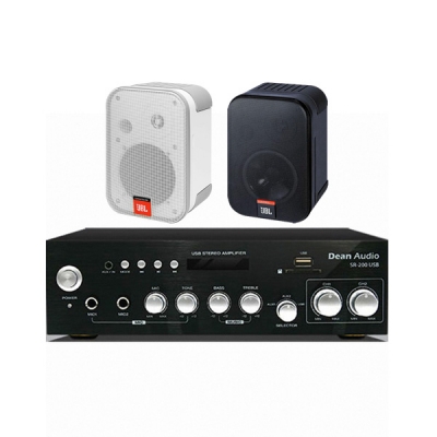 JBL CONTROL1 PRO(2EA) + DEAN SR-200USB 음향패키지