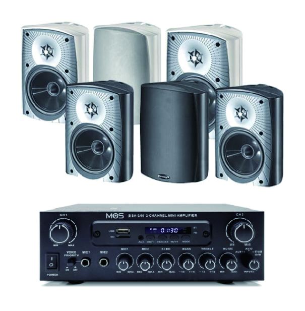 패러다임 STYLUS270(6EA) + MOS BSA-200 상업용 업무용 음향패키지