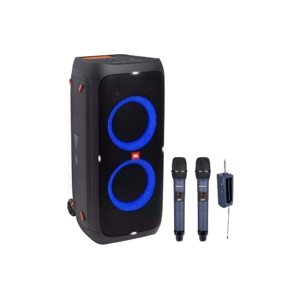 JBL PARTYBOX 310 파티박스310 블루투스 스피커+BEMAX 2채널 무선마이크 BXM-J942