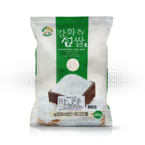25년 햅쌀 고인돌 강화섬쌀 찹쌀4kg_정미소직판