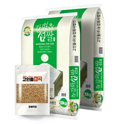 (23년)백미10kg+10kg+찰보리200g 증정