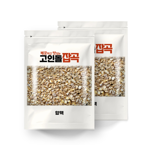 25년산 고인돌잡곡 압맥 1kg(500gx2개) 국내산잡곡