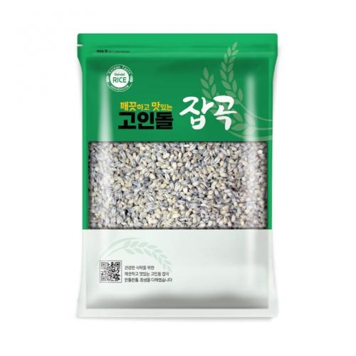 고인돌잡곡 1kg 흑보리쌀 검정보리 국내산