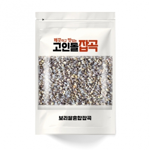 고인돌 보리쌀 혼합4곡(찰보리+늘보리+흑보리+압맥) 500g