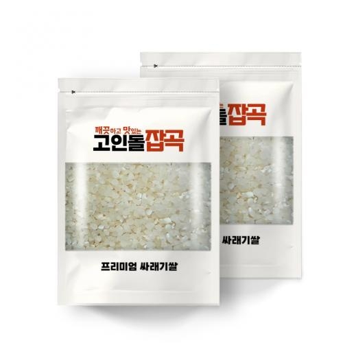 고인돌 못난이쌀 고급싸래기 A급싸래기밥용 떡용 막걸리용 싸래기쌀 1kg (500g 2개)