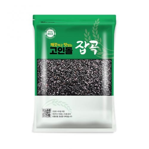 고인돌잡곡 강화산 김성호 깐찰흑미 깐흑미 깐검정쌀 4kg
