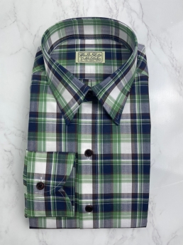 F/W GREEN CHECKERED SHIRT