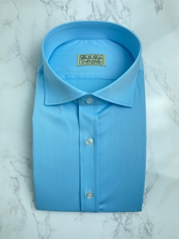 TURKISH BLUE STRETCHY SHIRT