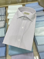 LIGHT GRAY STRIPE SHIRT