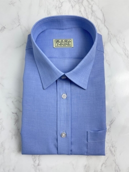 SUMMER LIGHT BLUE GAUZE SHIRT