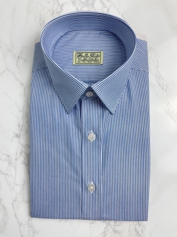 BASIC BLUE BACKGROUND STRIPE SHIRT