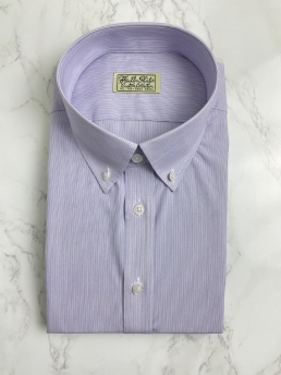 PURPLE NAVY PINSTRIPE SHIRT