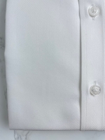 WHITE VERTICAL DRESS SHIRT