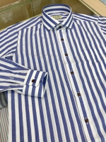 VINTAGE BLUE STRIPES SHIRT