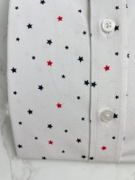 STAR PATTERN WHITE SHIRT