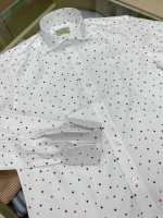 STAR PATTERN WHITE SHIRT