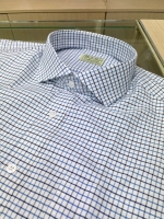 MULTI BLUE CHECK OXFORD SHIRT