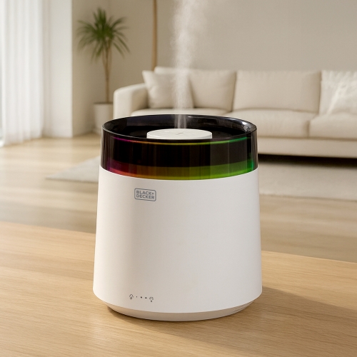 블랙앤데커 초음파 가습기 탁상용 무드등 BXEH1250-A