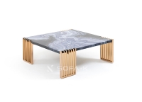 [ 소파K ]  바이올렛 레진 사각 소파 테이블