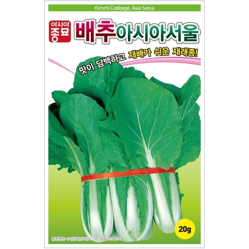 (아시아종묘/엇갈이배추종자씨앗) 아시아서울(20g)