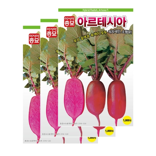 아시아종묘 무씨앗종자 아르테시아 (1000립X3)